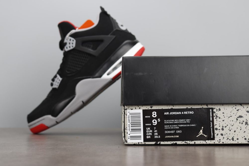 AJ4 Retro OG 'Bred' - Image 8