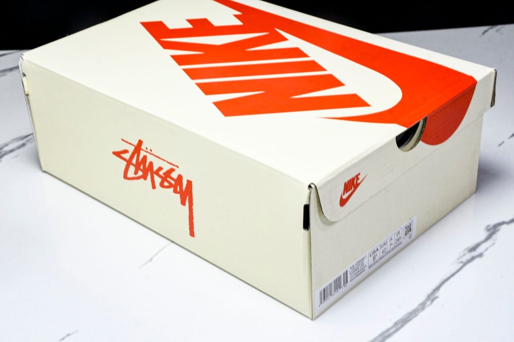 Travis Scott AJ1 Low x Stussy 'Grey White 2.0' (Custom) - Image 27