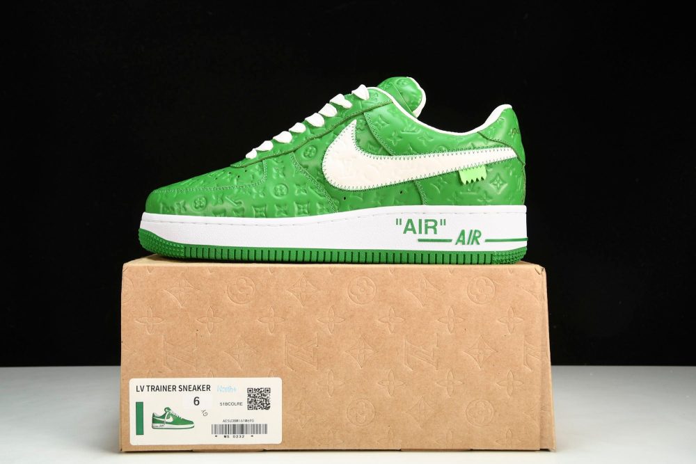 Louis Vuittоп x AF1 by Virgil Abloh 'Green' - Image 31