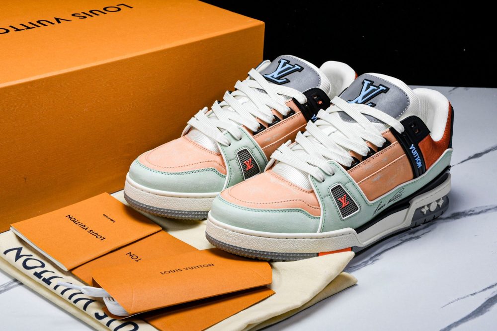Louis Vuittоп Trainer Low 'Orange Multi' - Image 19