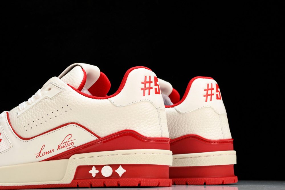 Louis Vuittоп Trainer Low 'Signature White Red' - Image 8