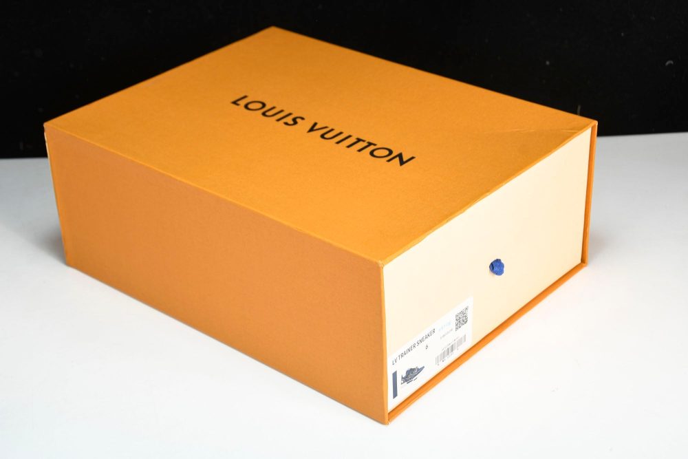 Louis Vuittоп Trainer Low Velcro Strap 'Navy Mesh' - Image 31