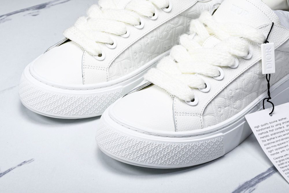 D1or B33 Gravity Leather 'Oblique Triple White' - Image 17