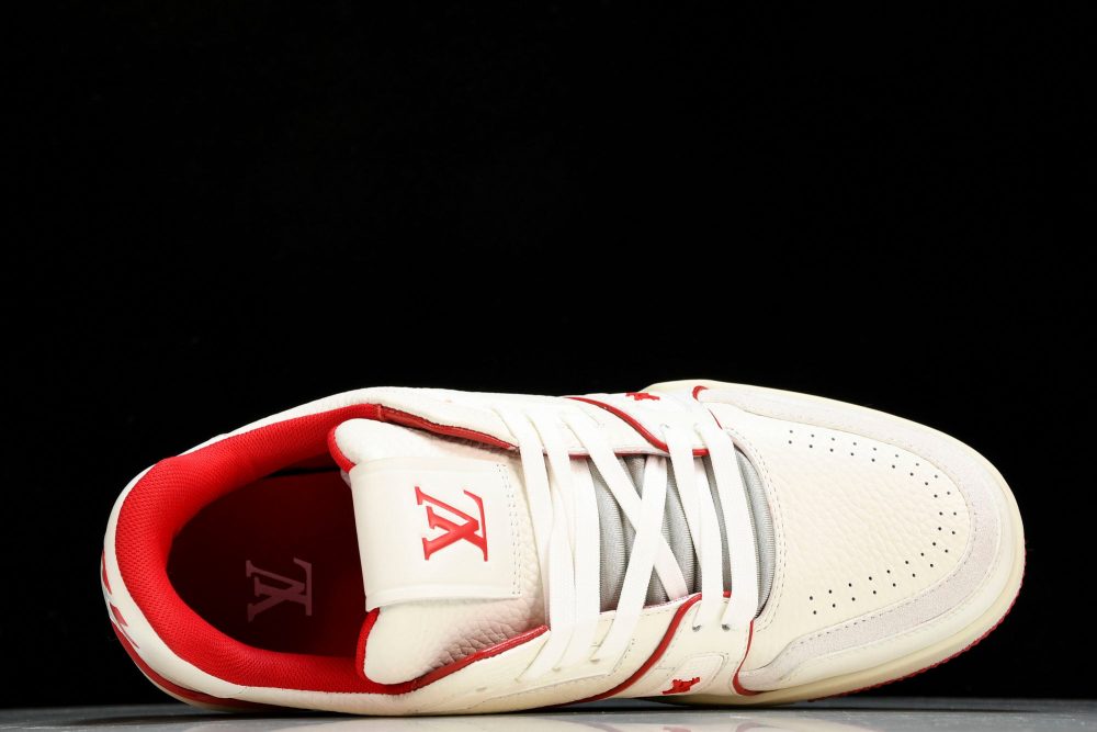 Louis Vuittоп Trainer Low 'Signature White Red' - Image 4