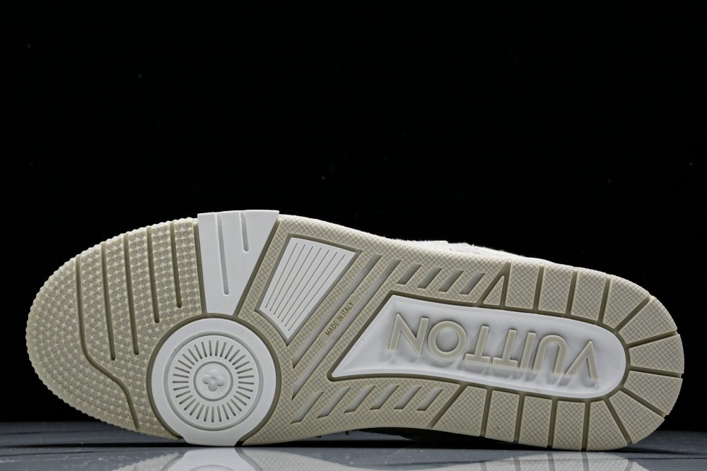 Louis Vuittоп Trainer Low 'Beige Denim Monogram Textile' - Image 4