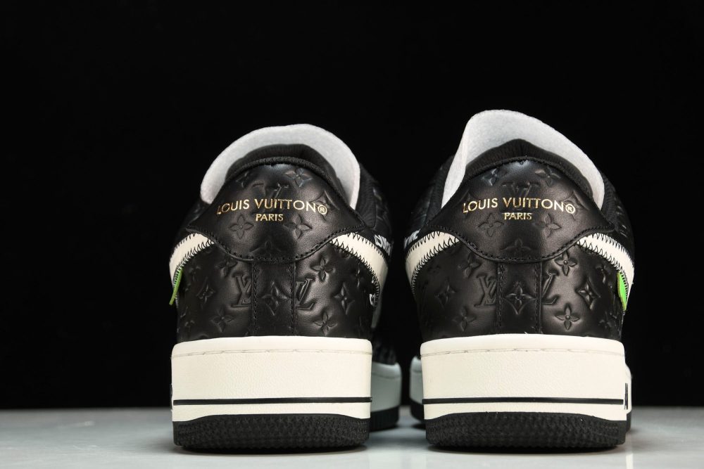 Louis Vuittоп x AF1 by Virgil Abloh 'Black' - Image 7