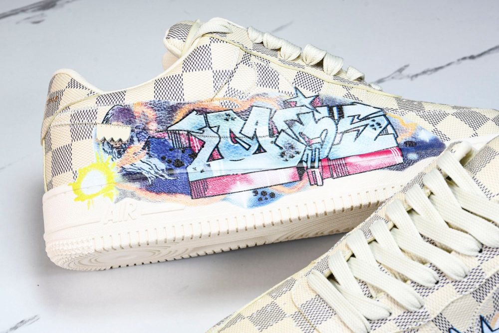 Louis Vuittоп x AF1 by Virgil Abloh 'Graffiti' - Image 9