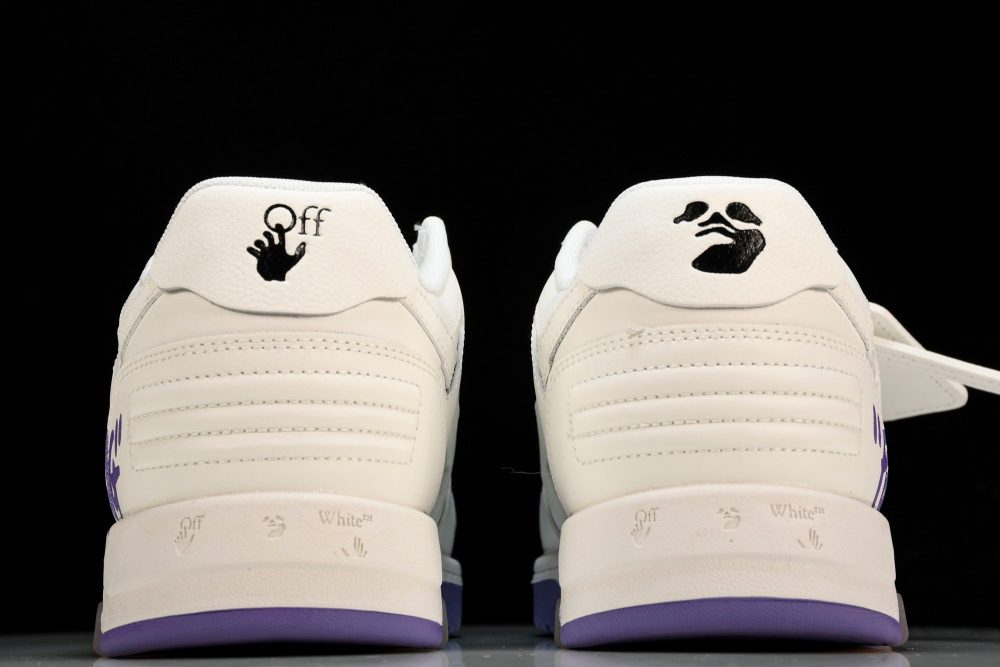 Off-White Out Of Office OOO Low Top "For Walking" - White Lilac - Image 7