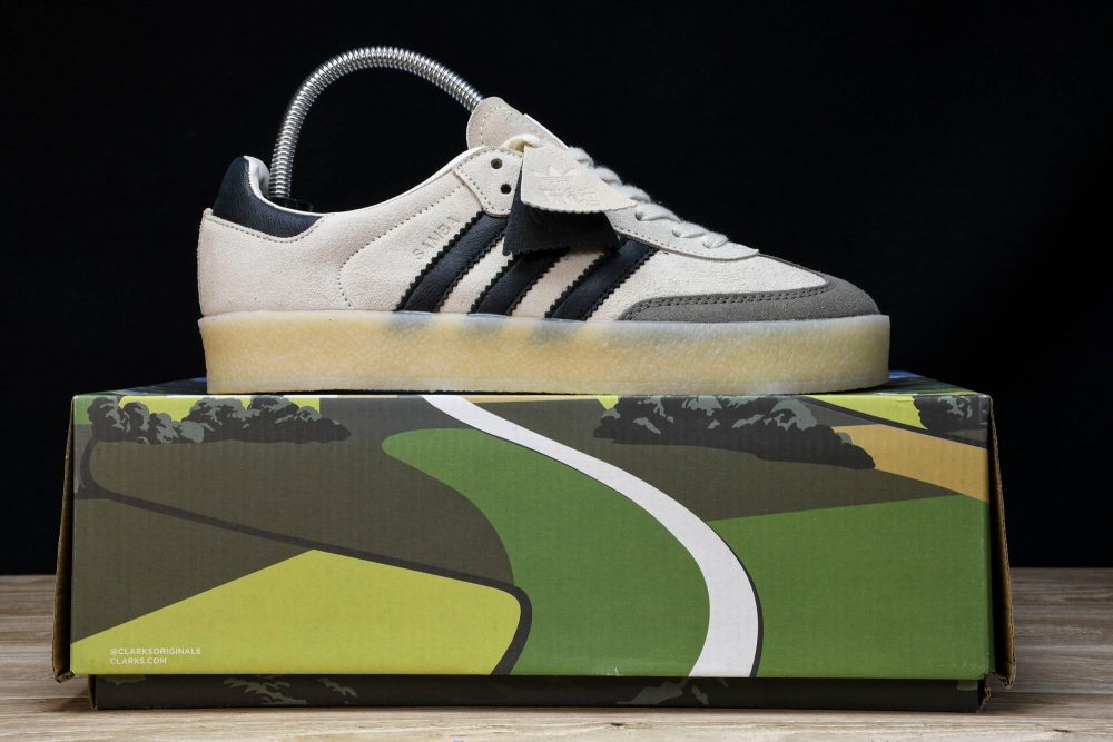 AD x Clarks '8th Street Samba' by Ronny Fieg 'White Black' - Image 23