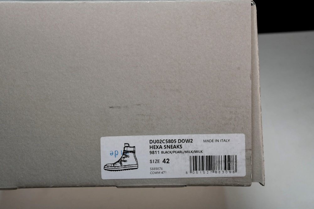 Rick Owens DRKSHDW Hexa High 'Black Pearl' - Image 25