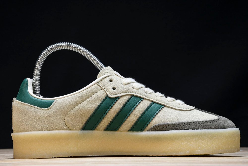 AD x Clarks '8th Street Samba' by Ronny Fieg 'White Green' - Image 3