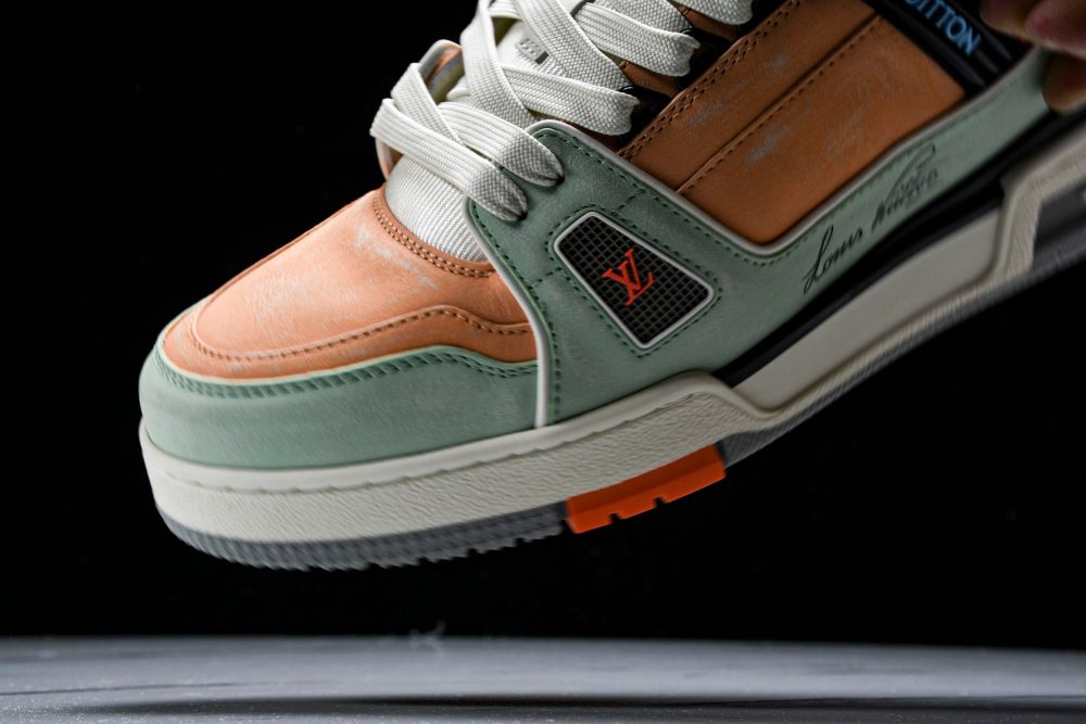 Louis Vuittоп Trainer Low 'Orange Multi' - Image 6