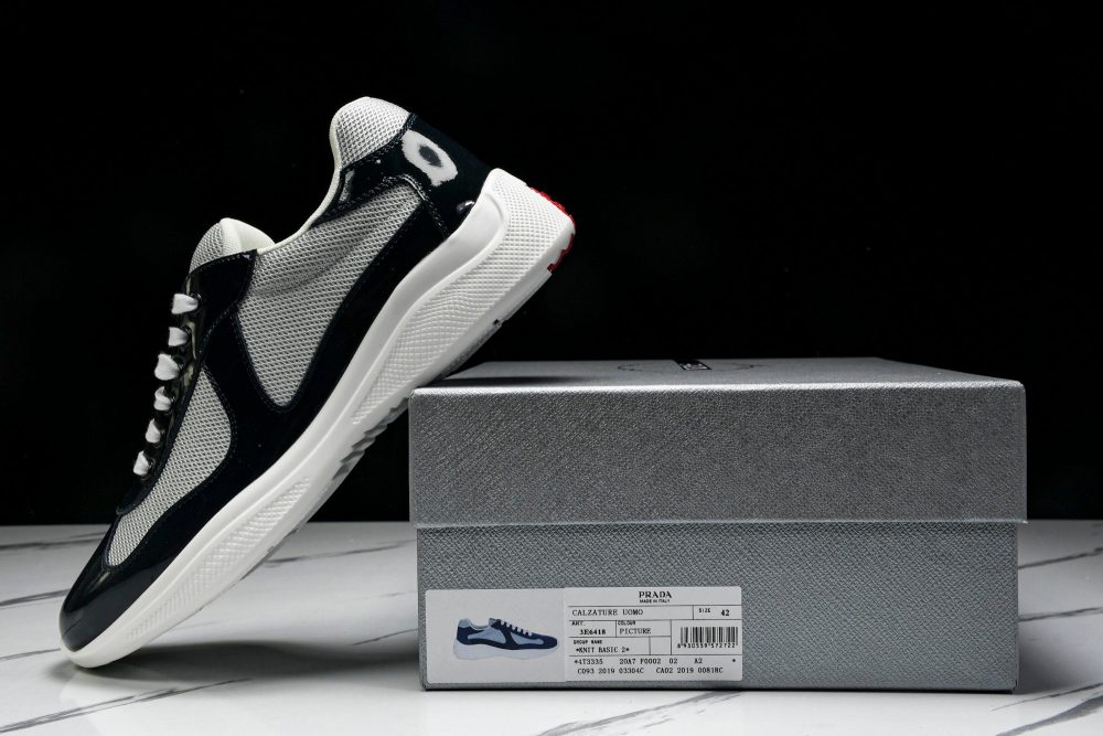 Prada America's Cup Sneaker 'Navy Blue Silver' - Image 23