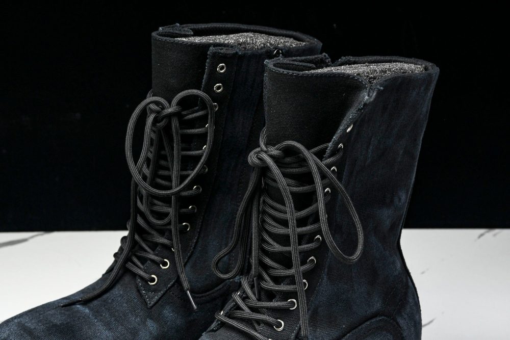 Вalenciaga Stomper Bootie 'Black Canvas' - Image 17
