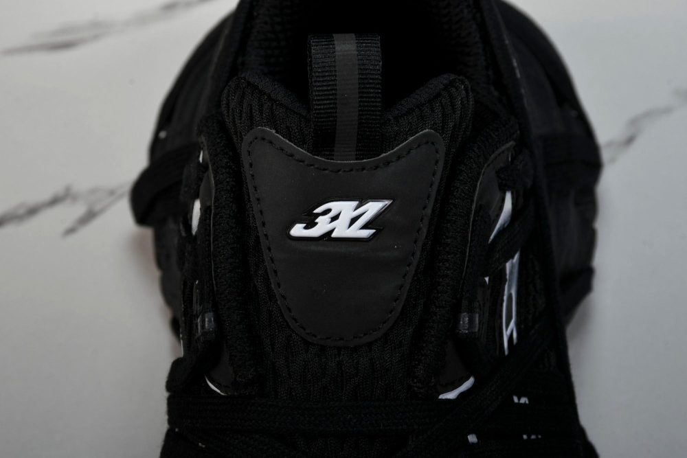 3XL Sneaker Extreme Lace 'Black Silver' - Image 11
