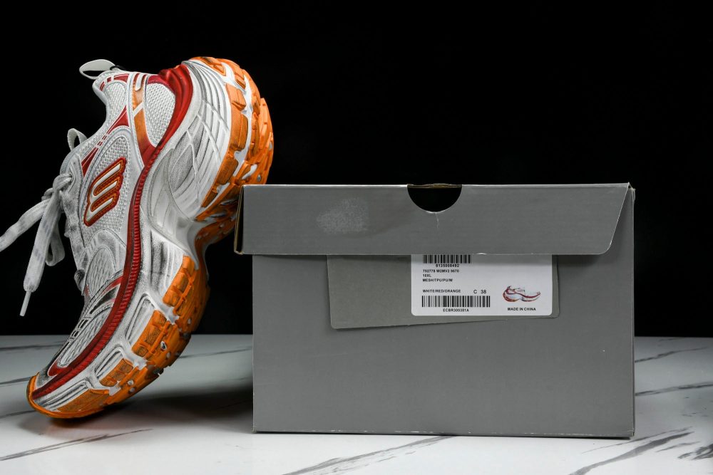 10XL Sneaker 'White Red Orange' - Image 26
