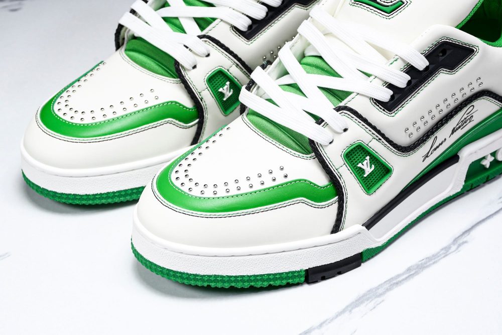 Louis Vuittоп Trainer Low Western 'White Green' - Image 17