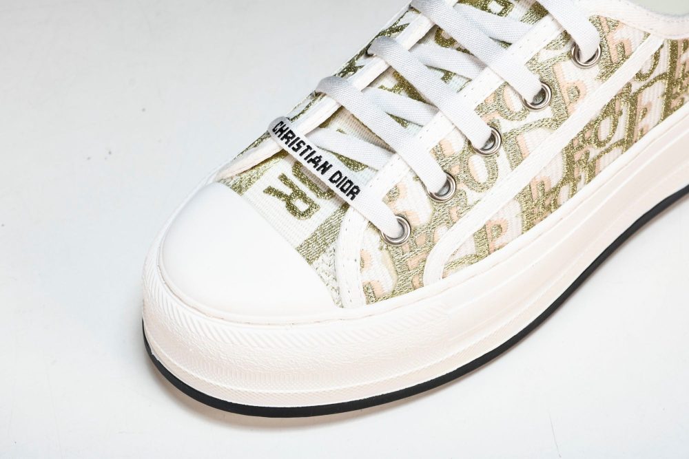 D1or Walk'N'D1or Platform Sneaker 'Oblique Gold' - Image 9