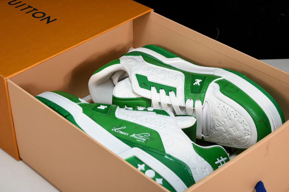 Louis Vuittоп Trainer Low 'Signature Green' - Image 21