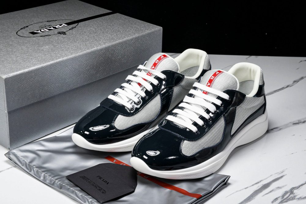 Prada America's Cup Sneaker 'Navy Blue Silver' - Image 19