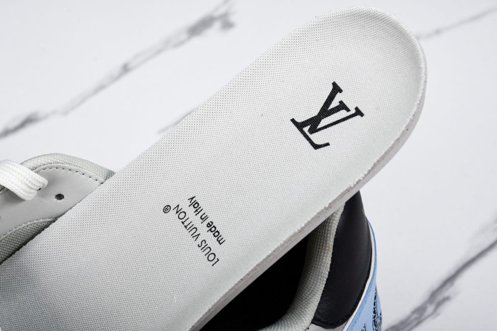 Louis Vuittоп Trainer Low Velcro Strap 'Blue Black' - Image 13