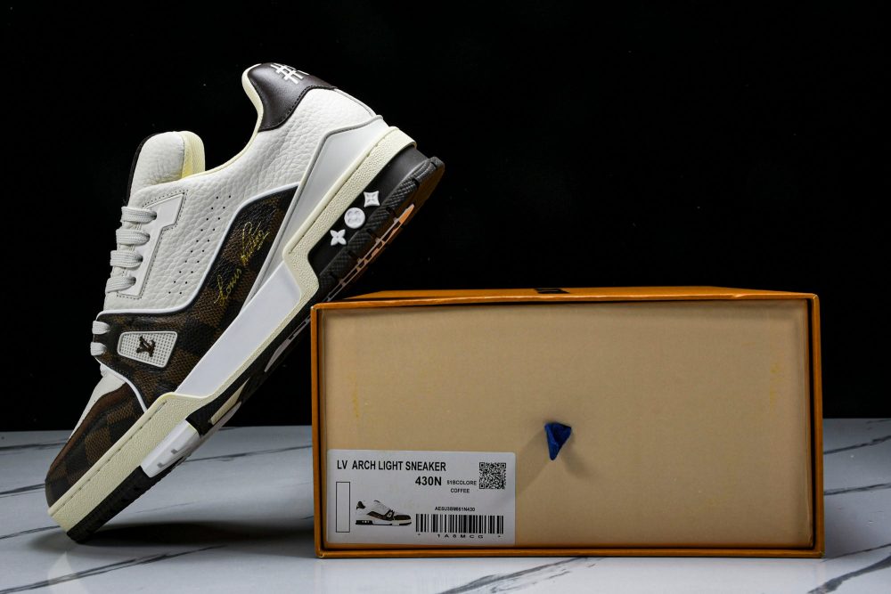 Louis Vuittоп Trainer by Tyler, The Creator 'Damier White Mocha' - Image 23