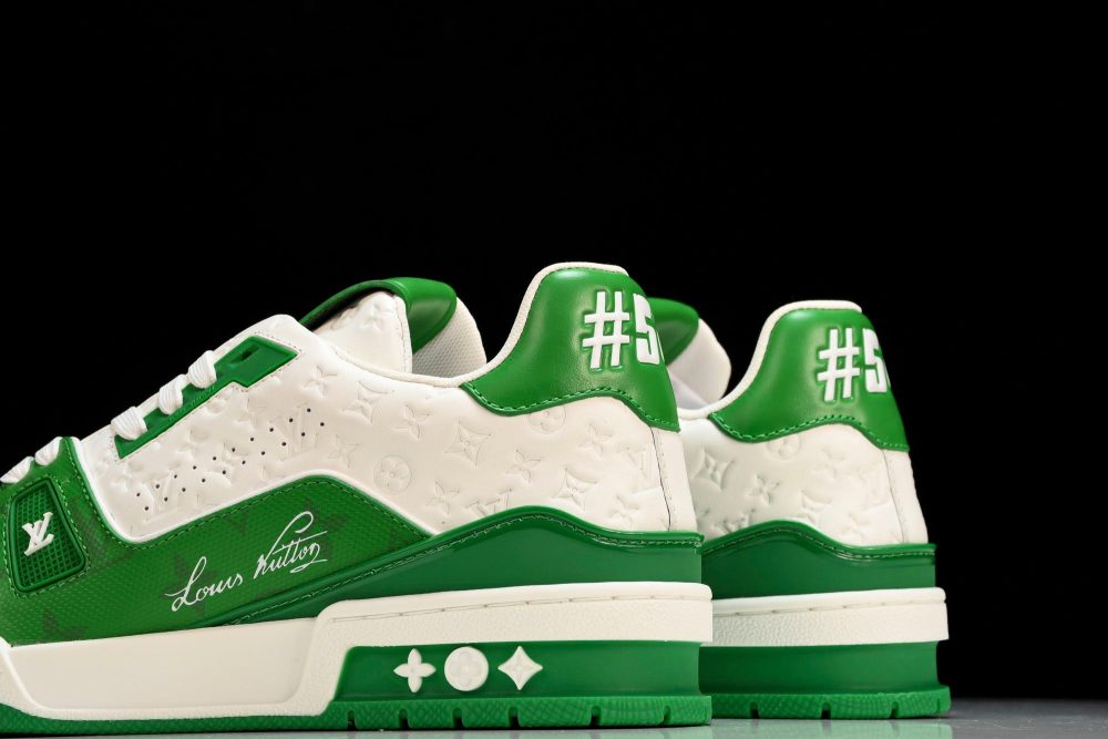 Louis Vuittоп Trainer Low 'Signature Green' - Image 8