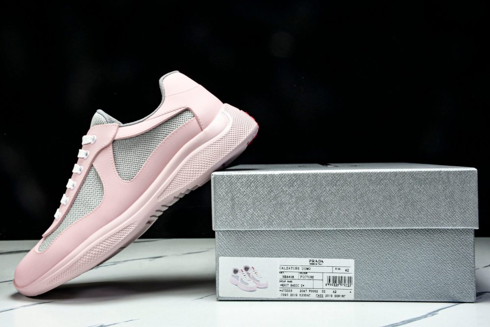Prada America's Cup Sneaker Soft Rubber 'Pink' - Image 25
