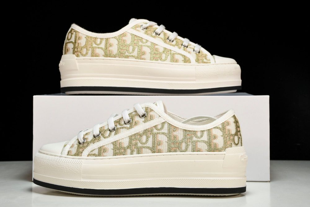 D1or Walk'N'D1or Platform Sneaker 'Oblique Gold' - Image 25