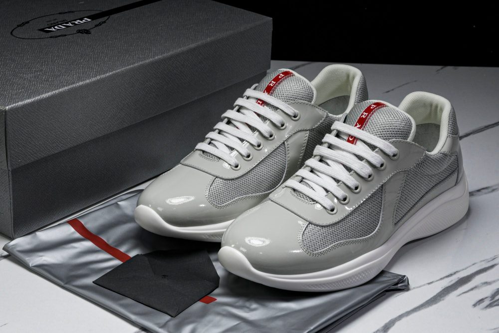 Prada America's Cup Sneaker 'Pearl Silver' - Image 19
