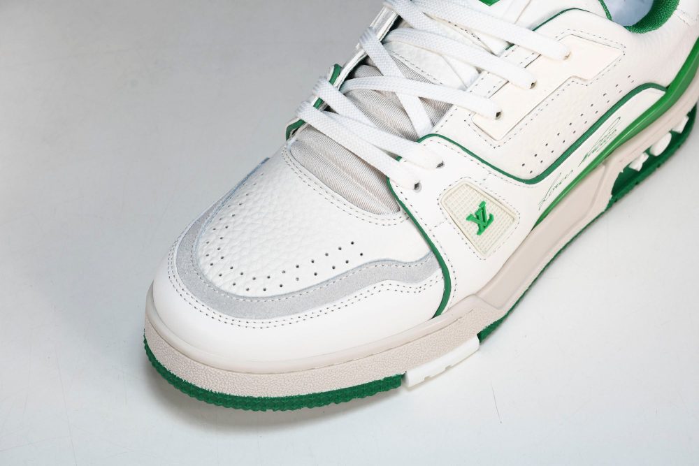 Louis Vuittоп Trainer Low 'Signature White Green' - Image 8