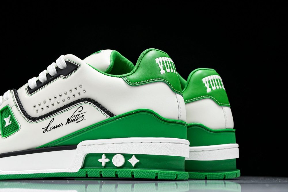 Louis Vuittоп Trainer Low Western 'White Green' - Image 8