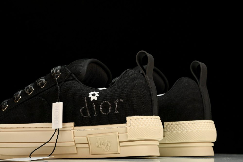 D1or B23 Skater Low x ERL 'Black Canvas' - Image 8
