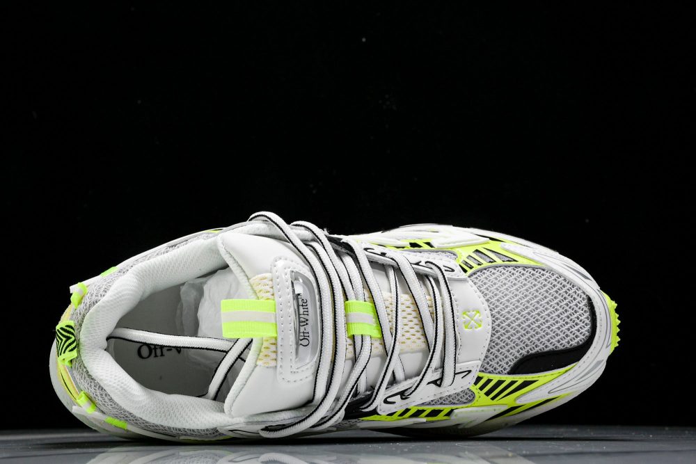 Off-White "Be Right Back" Sneaker 'White Fluorescent' - Image 4