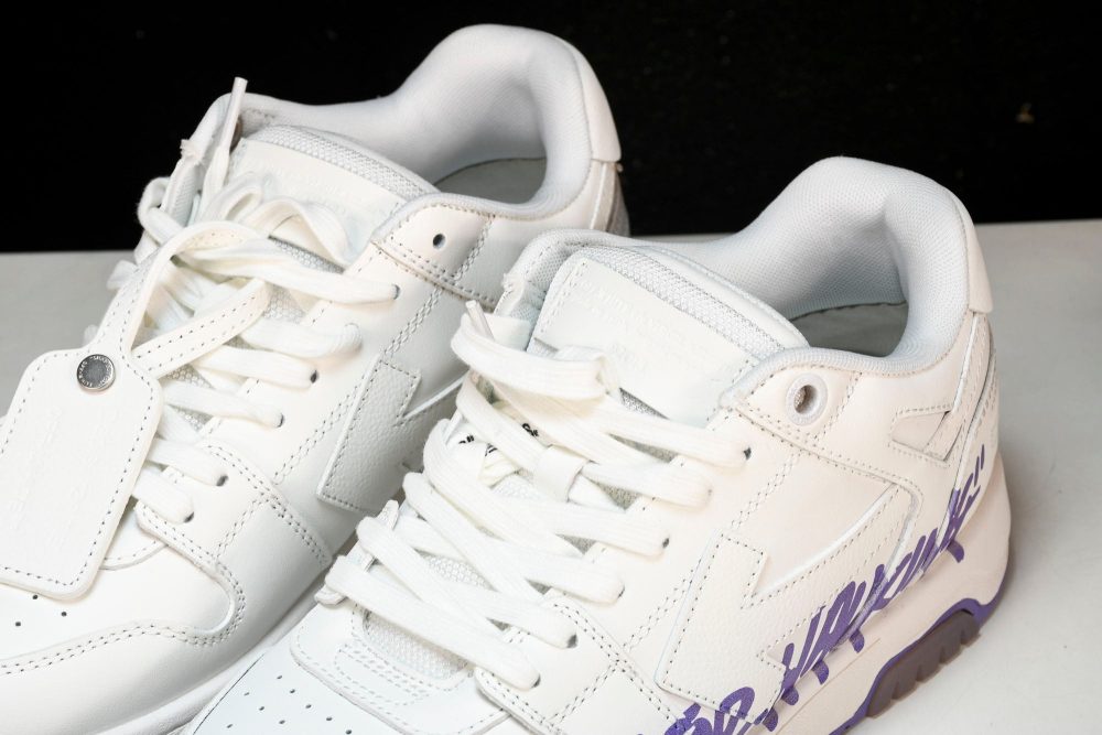 Off-White Out Of Office OOO Low Top "For Walking" - White Lilac - Image 22