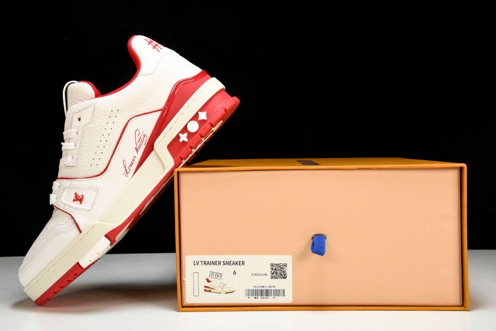 Louis Vuittоп Trainer Low 'Signature White Red' - Image 27