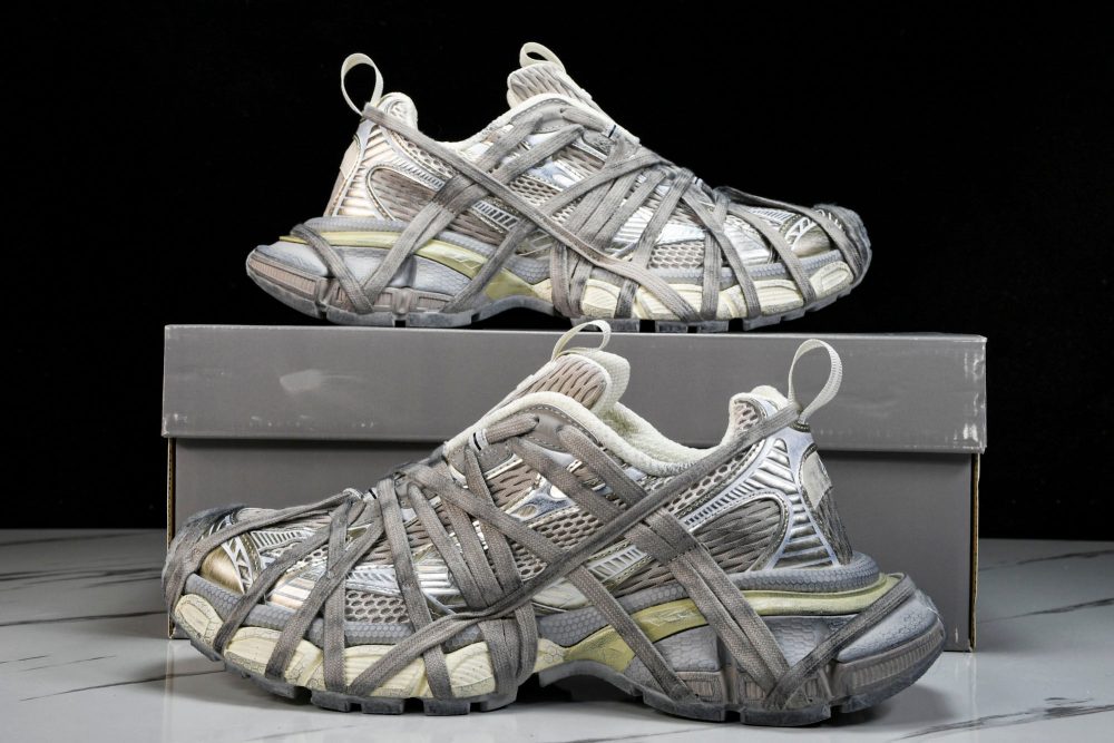 3XL Sneaker Extreme Lace 'Silver' - Image 24