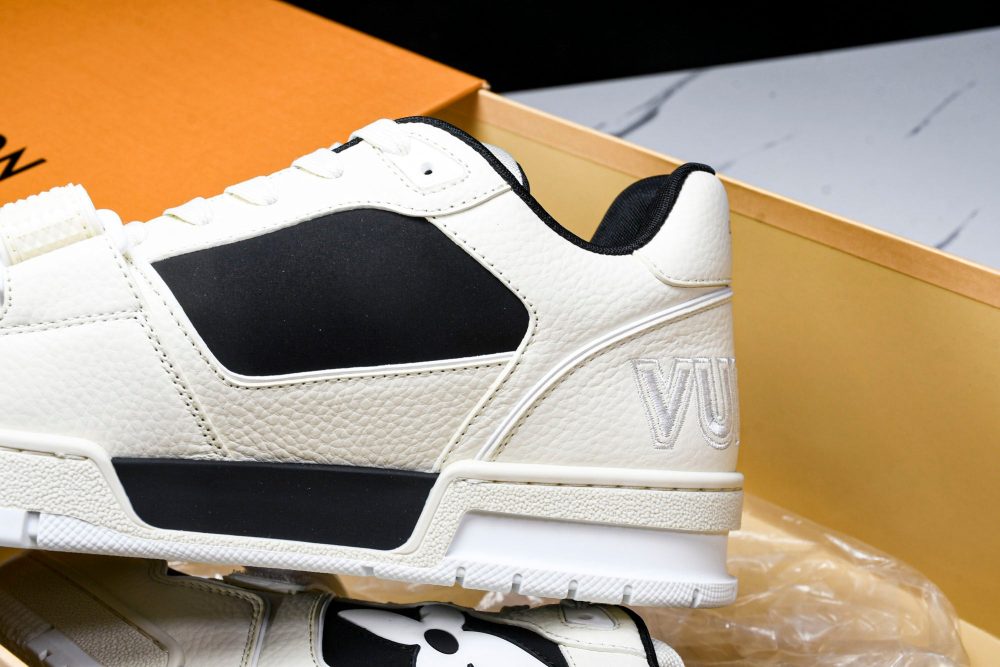 Louis Vuittоп Trainer Low Velcro Strap 'Black White' - Image 25