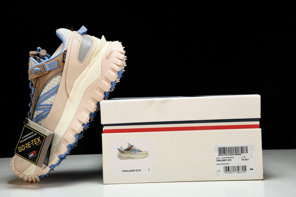 Moncler Trailgrip GTX 'Beige Blue' - Image 23