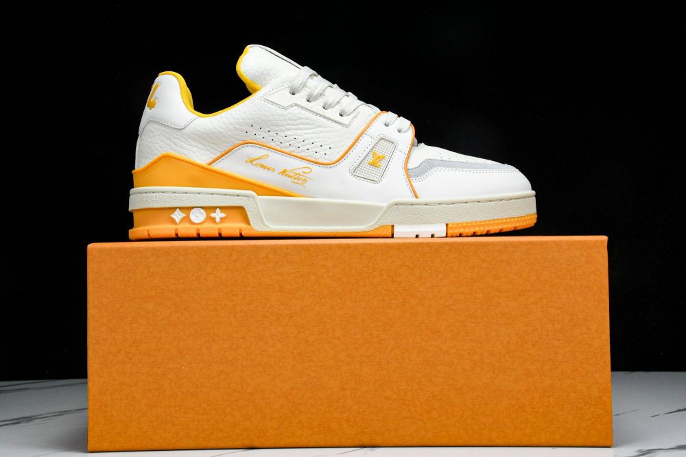 Louis Vuittоп Trainer Low 'Signature White Yellow' - Image 22
