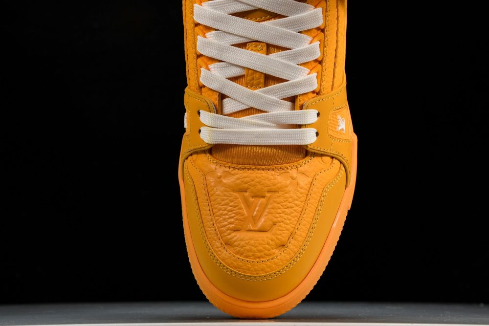 Louis Vuittоп Trainer Low 'Yellow Embossed' - Image 6