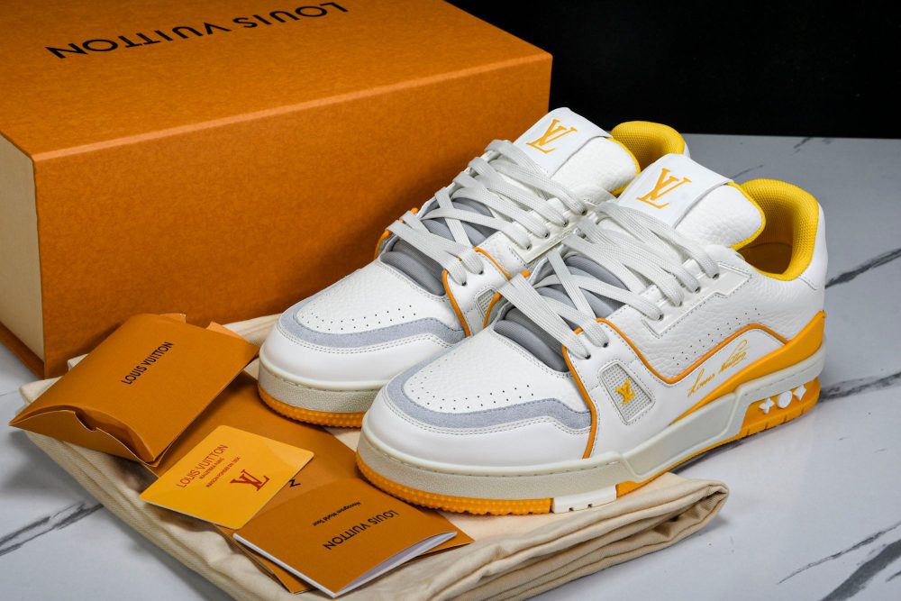Louis Vuittоп Trainer Low 'Signature White Yellow' - Image 20