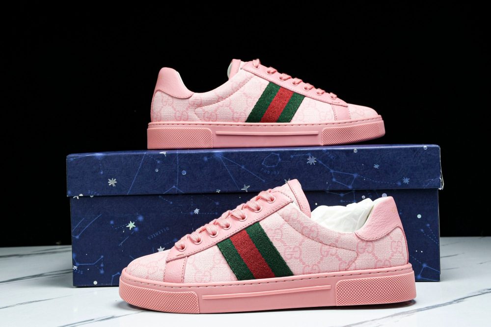 Guссi Ace Web 'Pink Monogram' - Image 21