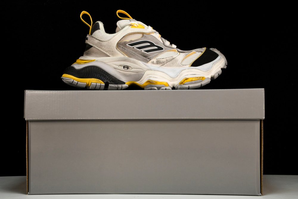 Cargo Sneaker 'White Yellow' - Image 26