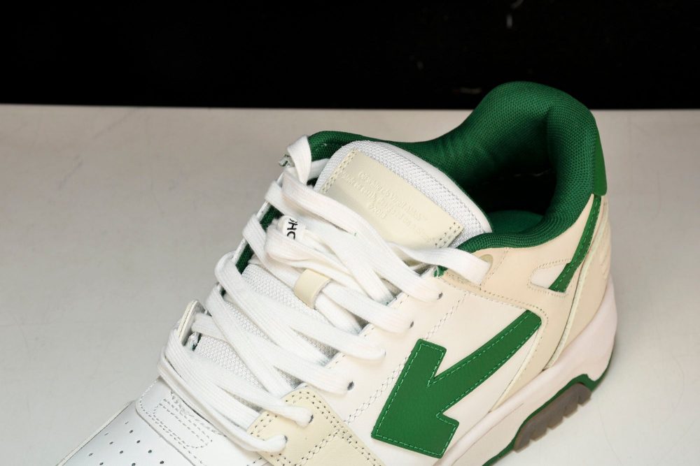 Off-White Out Of Office OOO Low Top 'White Green' - Image 10