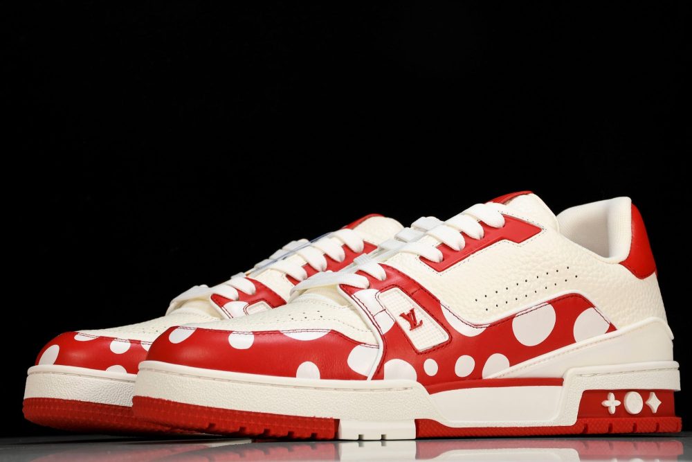 Louis Vuittоп Trainer Low by Yayoi Kusama 'Red' - Image 2