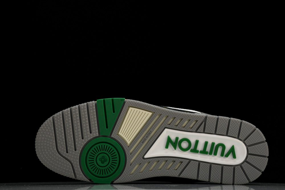 Louis Vuittоп Trainer Low Velcro Strap 'Green Black' - Image 5