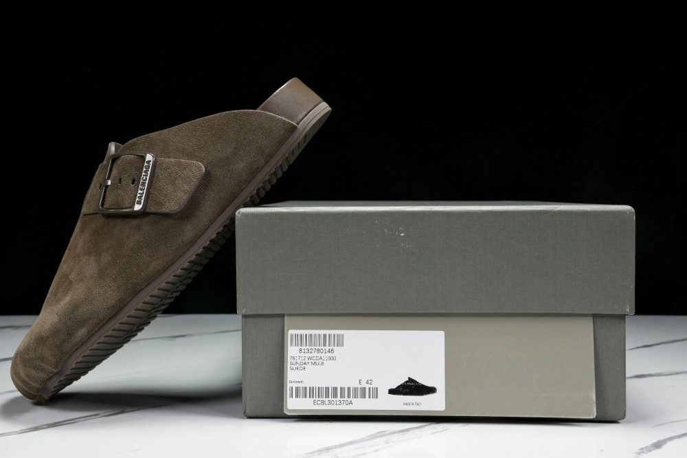 Вirkenstock x Вalenciaga Sunday Mule Suede 'Brown' - Image 18