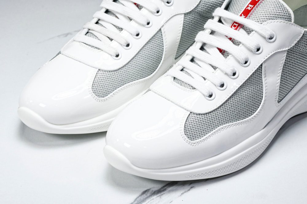 Prada America's Cup Sneaker 'White Silver' - Image 17