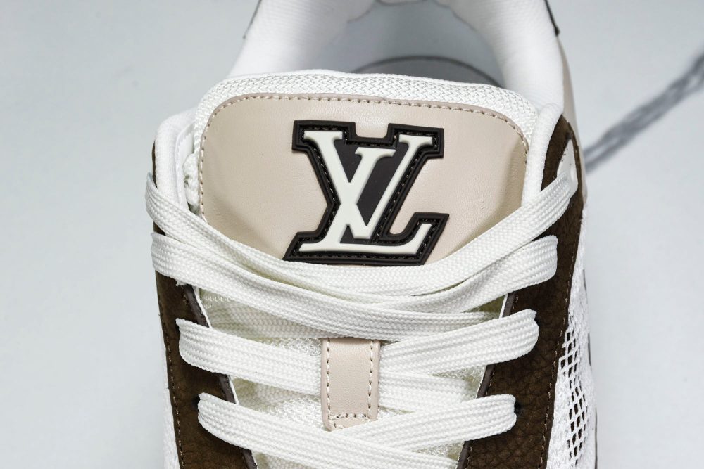 Louis Vuittоп Trainer Low Velcro Strap 'Mocha' - Image 11